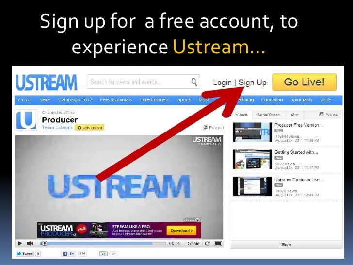 ustream producer download